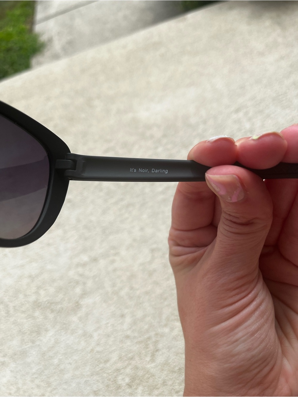 Goodr Black with Gold Accent Cat Eye Women's Sunglasses - Stylish and Sporty - Picture 4 of 4